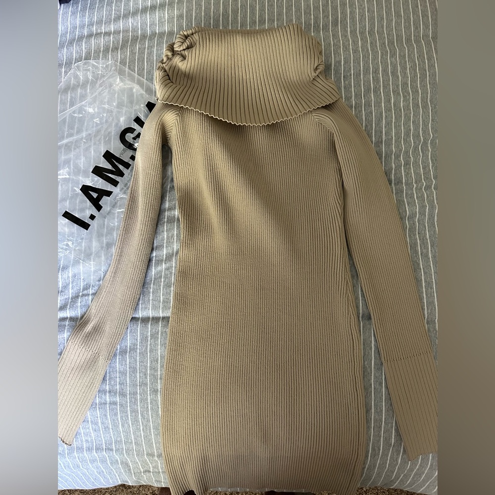 I AM GIA Quartz Dress in Taupe